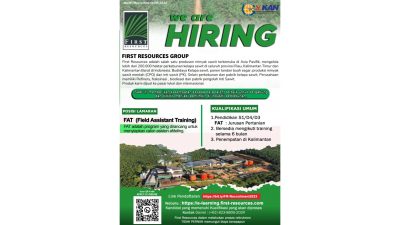First Resources: Rekrutmen Group Manager Kebun